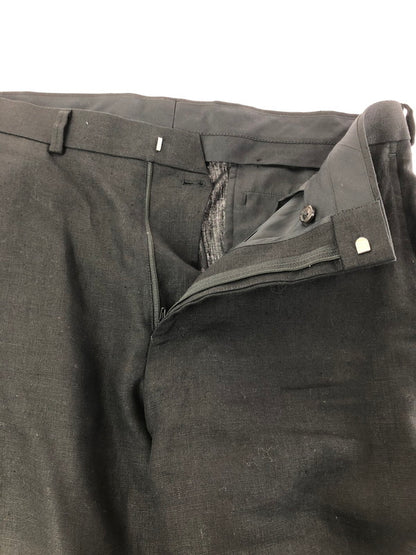 【中古品】【メンズ】 Brooks Brothers ブルックスブラザーズ MADISON FIT LINEN SLACKS PANTS 19-20-8341 マディソン フィット リネン スラックス パンツ 158-260222-rt-09-tag サイズ：34 カラー：ブラック 万代Net店