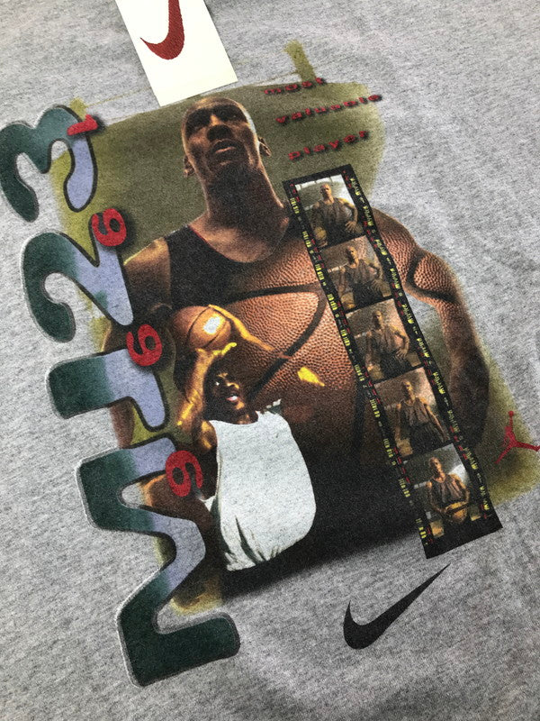 【中古品】【メンズ】 NIKE ナイキ 90'S 1996 MICHAEL JORDAN MVP TEE 90年代 マイケル ジョーダン Tシャツ 半袖Tシャツ 146-260221-na-05-tag サイズ：XL カラー：グレー 万代Net店