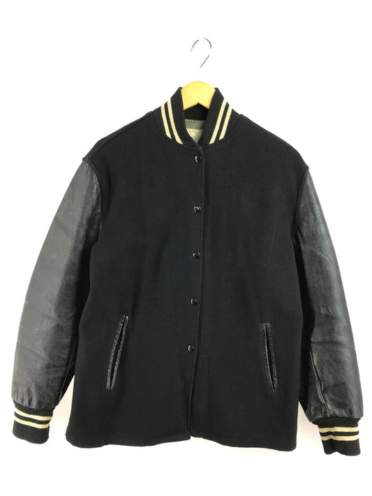 【現状渡し品】【メンズ】 HOPKINS SPORTING GOODS ホプキンス スポーティング グッズ 60'S STADIUM JACKET 60年代 スタジアム ジャケット スタジャン アウター 146-260222-na-08-tag サイズ：表記サイズなし 下記参照 カラー：ブラック 万代Net店
