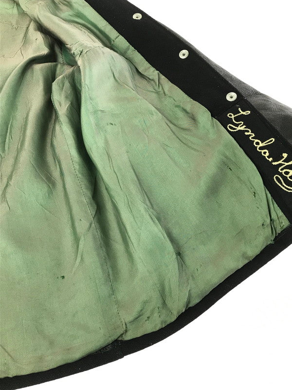【現状渡し品】【メンズ】 HOPKINS SPORTING GOODS ホプキンス スポーティング グッズ 60'S STADIUM JACKET 60年代 スタジアム ジャケット スタジャン アウター 146-260222-na-08-tag サイズ：表記サイズなし 下記参照 カラー：ブラック 万代Net店