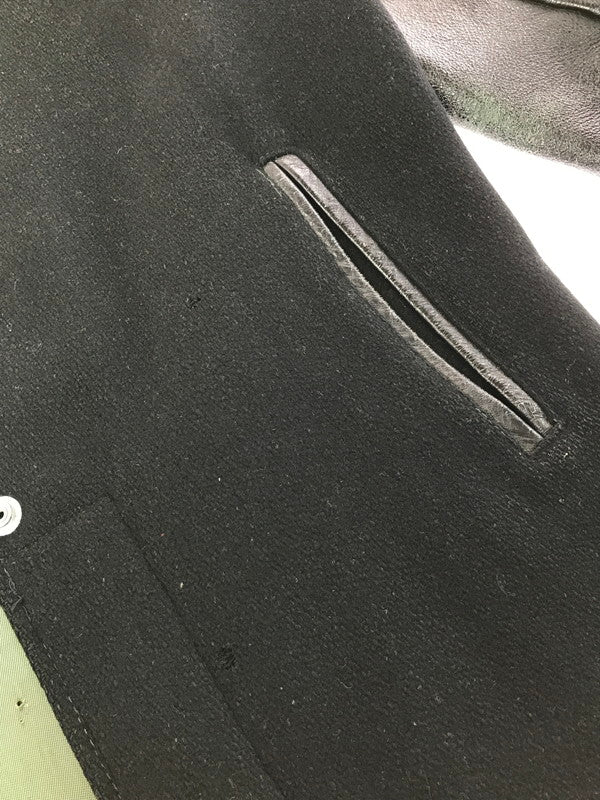 【現状渡し品】【メンズ】 HOPKINS SPORTING GOODS ホプキンス スポーティング グッズ 60'S STADIUM JACKET 60年代 スタジアム ジャケット スタジャン アウター 146-260222-na-08-tag サイズ：表記サイズなし 下記参照 カラー：ブラック 万代Net店