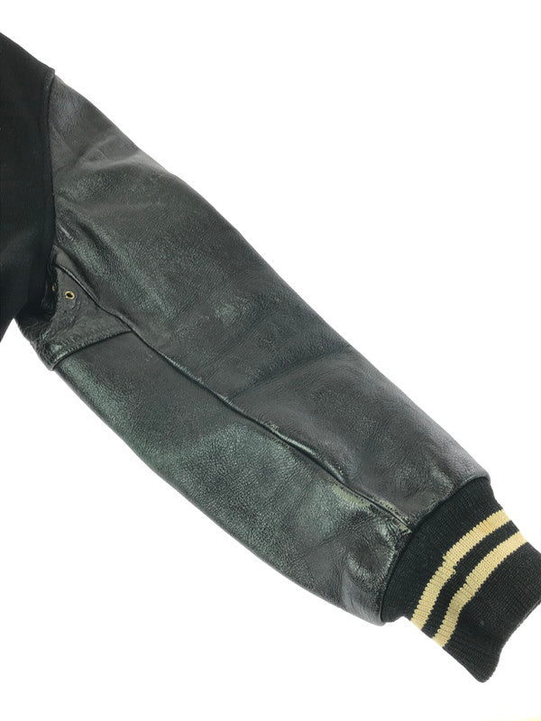 【現状渡し品】【メンズ】 HOPKINS SPORTING GOODS ホプキンス スポーティング グッズ 60'S STADIUM JACKET 60年代 スタジアム ジャケット スタジャン アウター 146-260222-na-08-tag サイズ：表記サイズなし 下記参照 カラー：ブラック 万代Net店