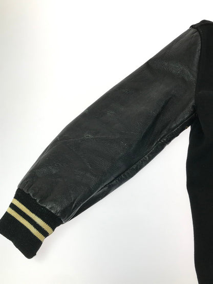 【現状渡し品】【メンズ】 HOPKINS SPORTING GOODS ホプキンス スポーティング グッズ 60'S STADIUM JACKET 60年代 スタジアム ジャケット スタジャン アウター 146-260222-na-08-tag サイズ：表記サイズなし 下記参照 カラー：ブラック 万代Net店