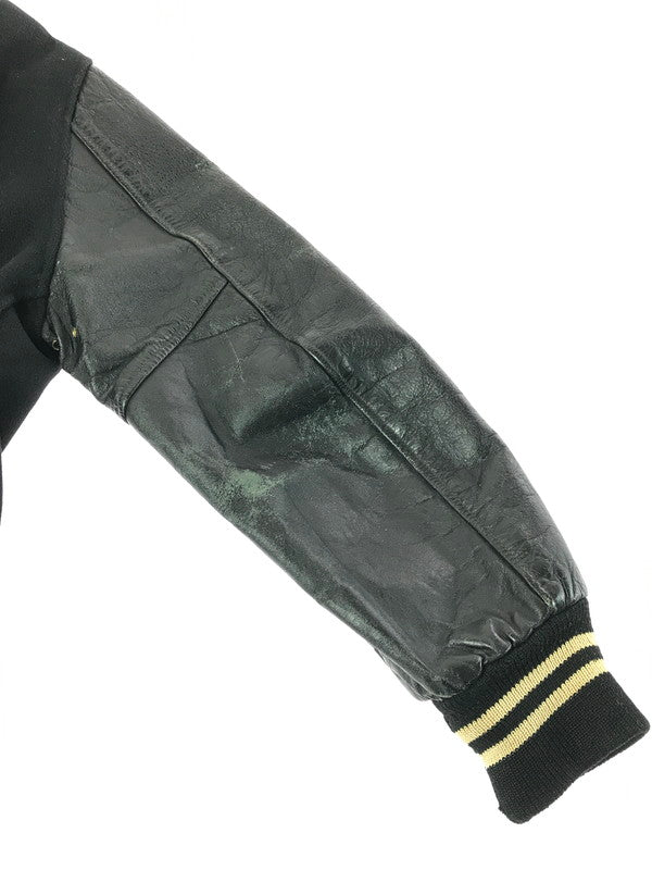 【現状渡し品】【メンズ】 HOPKINS SPORTING GOODS ホプキンス スポーティング グッズ 60'S STADIUM JACKET 60年代 スタジアム ジャケット スタジャン アウター 146-260222-na-08-tag サイズ：表記サイズなし 下記参照 カラー：ブラック 万代Net店