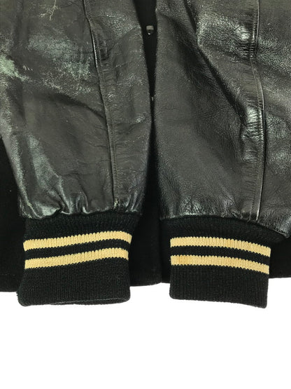 【現状渡し品】【メンズ】 HOPKINS SPORTING GOODS ホプキンス スポーティング グッズ 60'S STADIUM JACKET 60年代 スタジアム ジャケット スタジャン アウター 146-260222-na-08-tag サイズ：表記サイズなし 下記参照 カラー：ブラック 万代Net店