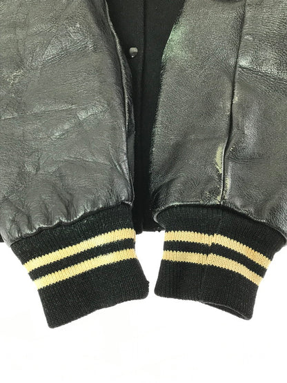 【現状渡し品】【メンズ】 HOPKINS SPORTING GOODS ホプキンス スポーティング グッズ 60'S STADIUM JACKET 60年代 スタジアム ジャケット スタジャン アウター 146-260222-na-08-tag サイズ：表記サイズなし 下記参照 カラー：ブラック 万代Net店