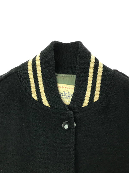 【現状渡し品】【メンズ】 HOPKINS SPORTING GOODS ホプキンス スポーティング グッズ 60'S STADIUM JACKET 60年代 スタジアム ジャケット スタジャン アウター 146-260222-na-08-tag サイズ：表記サイズなし 下記参照 カラー：ブラック 万代Net店