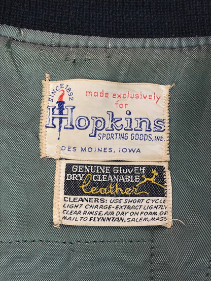 【現状渡し品】【メンズ】 HOPKINS SPORTING GOODS ホプキンス スポーティング グッズ 60'S STADIUM JACKET 60年代 スタジアム ジャケット スタジャン アウター 146-260222-na-08-tag サイズ：表記サイズなし 下記参照 カラー：ブラック 万代Net店