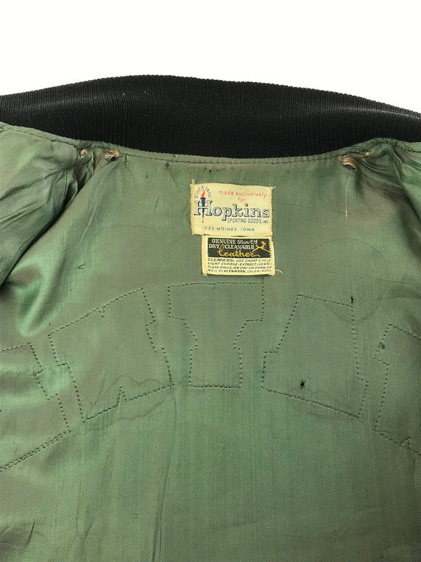 【現状渡し品】【メンズ】 HOPKINS SPORTING GOODS ホプキンス スポーティング グッズ 60'S STADIUM JACKET 60年代 スタジアム ジャケット スタジャン アウター 146-260222-na-08-tag サイズ：表記サイズなし 下記参照 カラー：ブラック 万代Net店