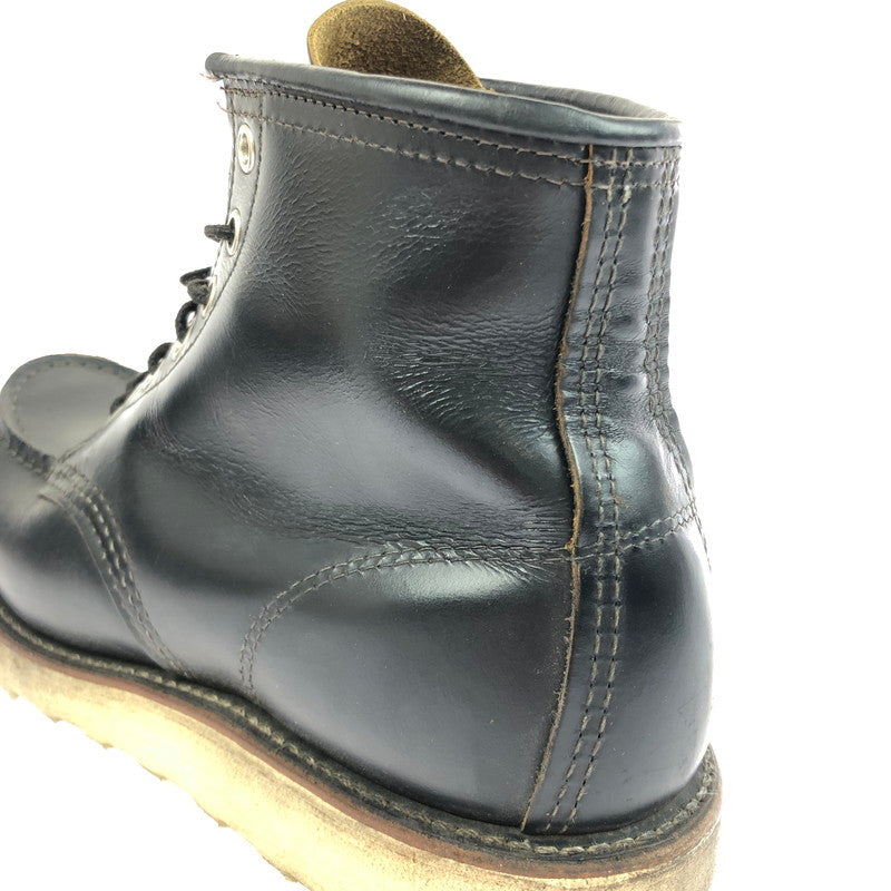 【中古品】【レディース】 RED WING レッドウィング IRISH SETTER 6-INCH MOC TOE 9874 アイリッシュセッター 6インチ モックトゥ 犬タグ 復刻 ワークブーツ 靴 164-260303-yy-10-tag サイズ：24.5cm/US6.5D カラー：ブラック 万代Net店