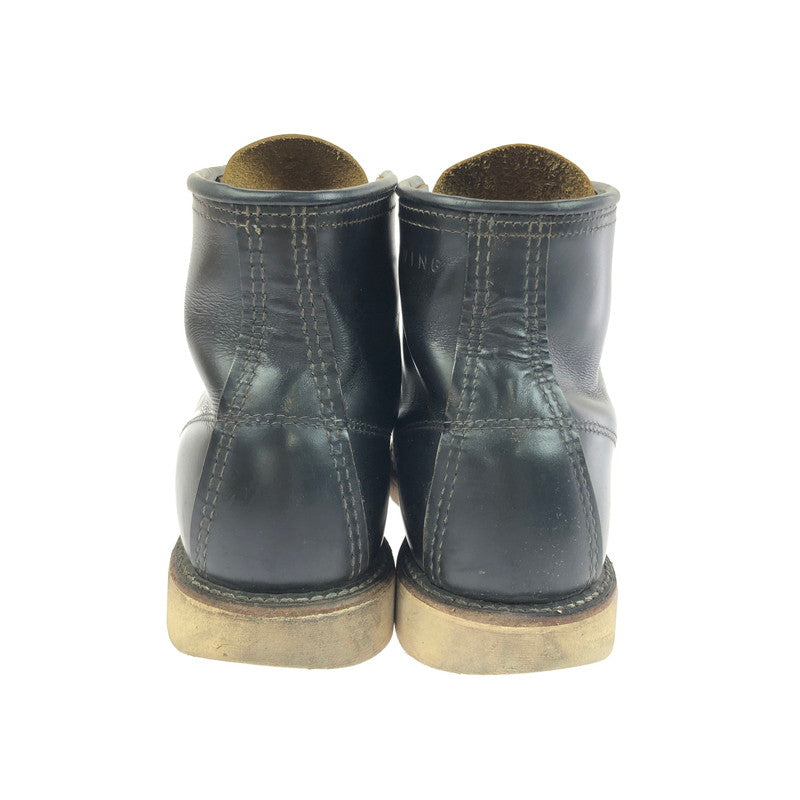 【中古品】【レディース】 RED WING レッドウィング IRISH SETTER 6-INCH MOC TOE 9874 アイリッシュセッター 6インチ モックトゥ 犬タグ 復刻 ワークブーツ 靴 164-260303-yy-10-tag サイズ：24.5cm/US6.5D カラー：ブラック 万代Net店