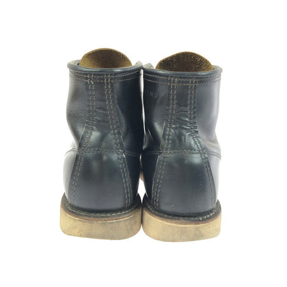 【中古品】【レディース】 RED WING レッドウィング IRISH SETTER 6-INCH MOC TOE 9874 アイリッシュセッター 6インチ モックトゥ 犬タグ 復刻 ワークブーツ 靴 164-260303-yy-10-tag サイズ：24.5cm/US6.5D カラー：ブラック 万代Net店