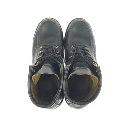 【中古品】【レディース】 RED WING レッドウィング IRISH SETTER 6-INCH MOC TOE 9874 アイリッシュセッター 6インチ モックトゥ 犬タグ 復刻 ワークブーツ 靴 164-260303-yy-10-tag サイズ：24.5cm/US6.5D カラー：ブラック 万代Net店