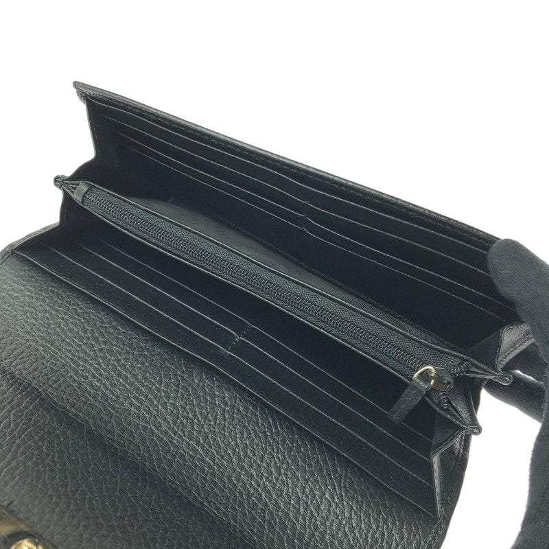 【中古品】【レディース】 GUCCI グッチ インターロッキングG ロングウォレット 615524 長財布 181-260301-na-12-tag カラー：ブラック 万代Net店