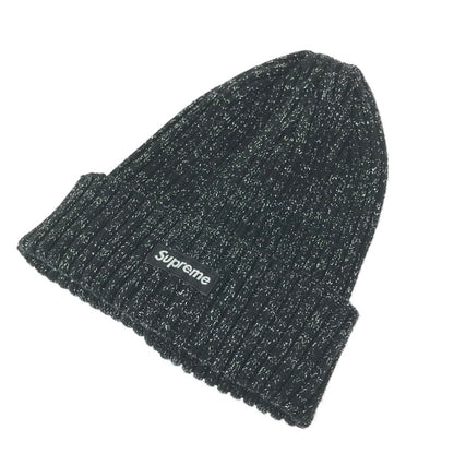 【中古品】【メンズ】 Supreme シュプリーム 25SS OVERDYED BEANIE オーバーダイド ビーニー ニット帽 帽子 185-260420-na-08-tagh カラー：メタリック ブラック 万代Net店