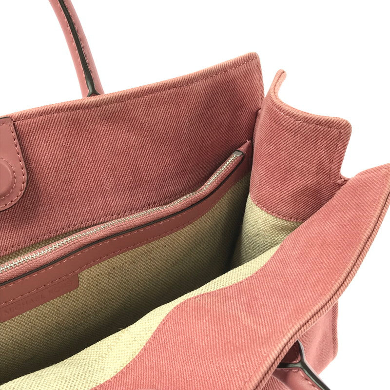 【中古品】【レディース】 Michael Kors マイケルコース SCARLETT 30S5SETS9C サッチェル ミディアム 2WAYバッグ ショルダーバッグ ハンドバッグ カバン 180-260325-na-01-tag カラー：ピンク 万代Net店