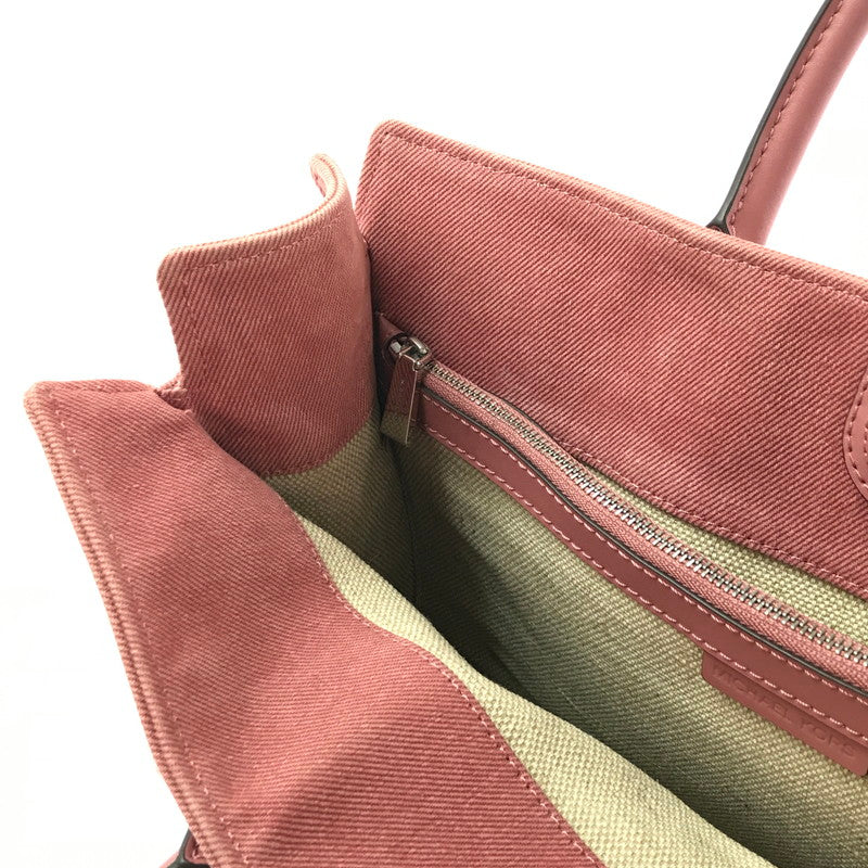 【中古品】【レディース】 Michael Kors マイケルコース SCARLETT 30S5SETS9C サッチェル ミディアム 2WAYバッグ ショルダーバッグ ハンドバッグ カバン 180-260325-na-01-tag カラー：ピンク 万代Net店