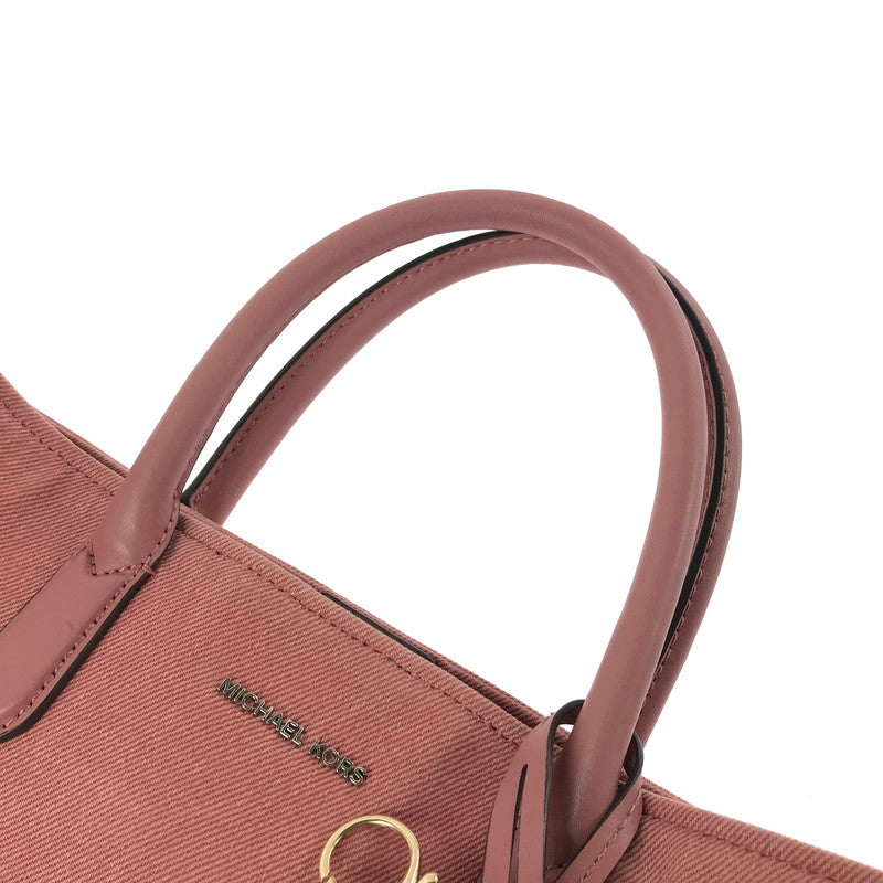 【中古品】【レディース】 Michael Kors マイケルコース SCARLETT 30S5SETS9C サッチェル ミディアム 2WAYバッグ ショルダーバッグ ハンドバッグ カバン 180-260325-na-01-tag カラー：ピンク 万代Net店