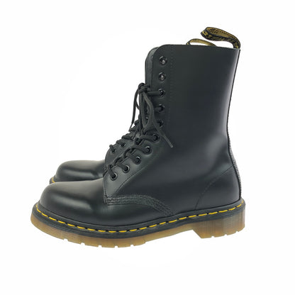 【中古品】【メンズ】 Dr.Martens ドクターマーチン 10EYE BOOTS 10092 10ホールブーツ スムース レースアップブーツ 靴 164-260303-yy-04-tag サイズ：USm7/UK6 カラー：ブラック 万代Net店
