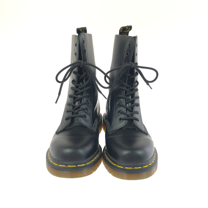 【中古品】【メンズ】 Dr.Martens ドクターマーチン 10EYE BOOTS 10092 10ホールブーツ スムース レースアップブーツ 靴 164-260303-yy-04-tag サイズ：USm7/UK6 カラー：ブラック 万代Net店