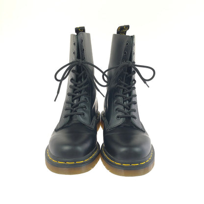 【中古品】【メンズ】 Dr.Martens ドクターマーチン 10EYE BOOTS 10092 10ホールブーツ スムース レースアップブーツ 靴 164-260303-yy-04-tag サイズ：USm7/UK6 カラー：ブラック 万代Net店