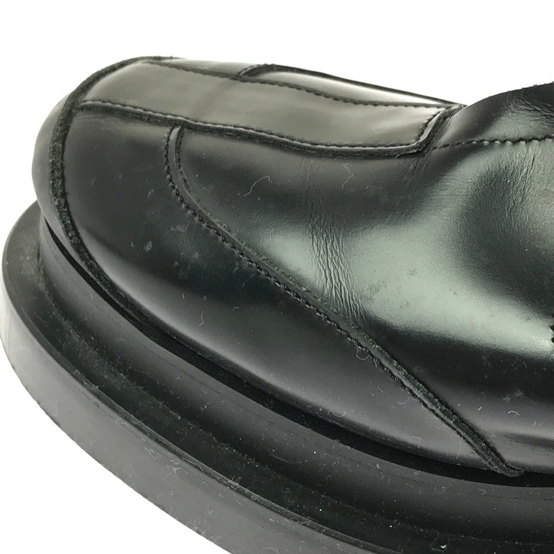 【中古品】【メンズ】 FUMIKA UCHIDA フミカウチダ SEMI-PATENT ZIP-UP BOOTS FU-M-GD001 ジップアップ ブーツ 靴 164-260321-na-09-tag サイズ：38 カラー：ブラック 万代Net店