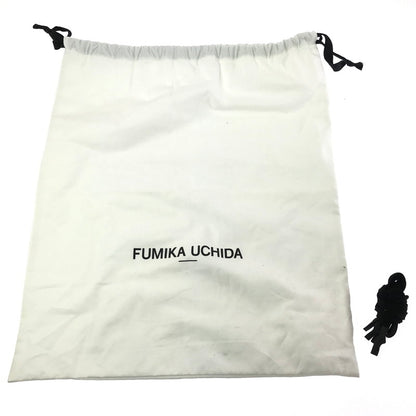 【中古品】【メンズ】 FUMIKA UCHIDA フミカウチダ SEMI-PATENT ZIP-UP BOOTS FU-M-GD001 ジップアップ ブーツ 靴 164-260321-na-09-tag サイズ：38 カラー：ブラック 万代Net店