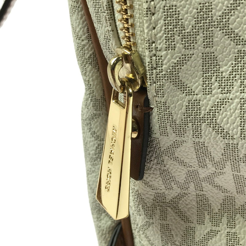 【中古品】【レディース】 Michael Kors マイケルコース SIGNATURE BACKPACK 30S7GEZB1B シグネチャー バックパック リュック カバン 188-260325-na-06-tag カラー：ホワイト 万代Net店