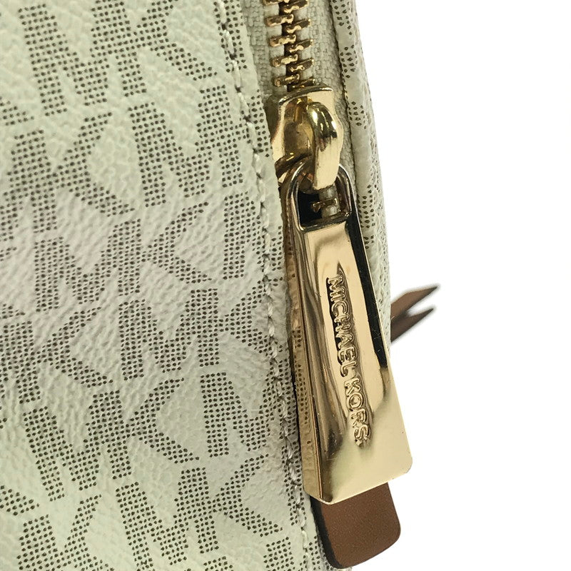 【中古品】【レディース】 Michael Kors マイケルコース SIGNATURE BACKPACK 30S7GEZB1B シグネチャー バックパック リュック カバン 188-260325-na-06-tag カラー：ホワイト 万代Net店