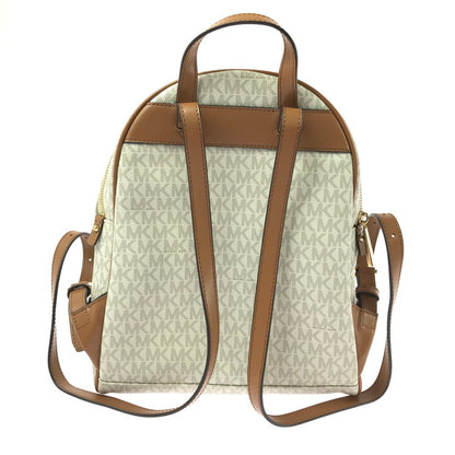 【中古品】【レディース】 Michael Kors マイケルコース SIGNATURE BACKPACK 30S7GEZB1B シグネチャー バックパック リュック カバン 188-260325-na-06-tag カラー：ホワイト 万代Net店