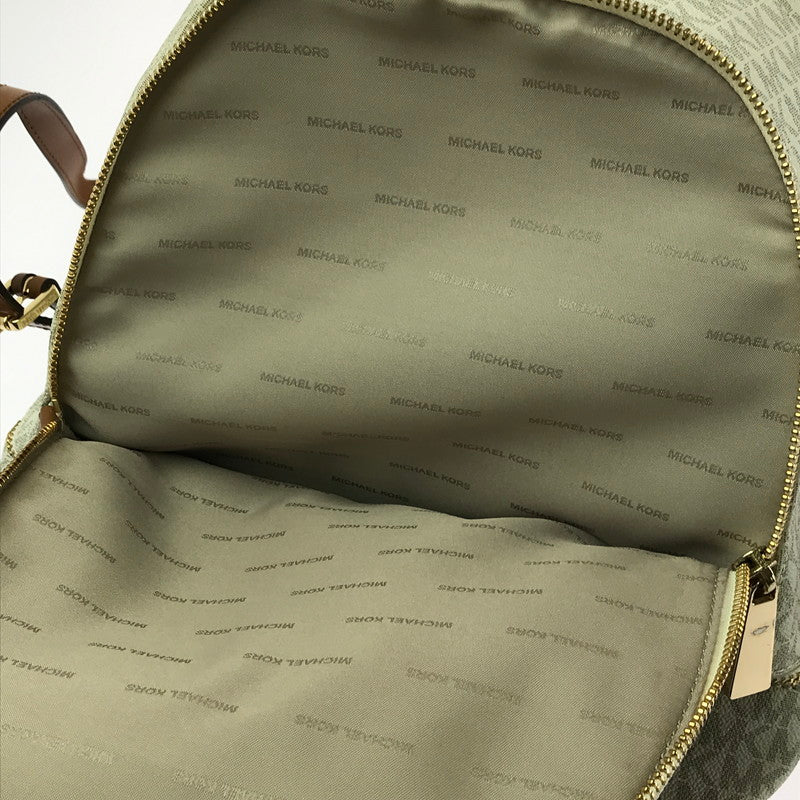 【中古品】【レディース】 Michael Kors マイケルコース SIGNATURE BACKPACK 30S7GEZB1B シグネチャー バックパック リュック カバン 188-260325-na-06-tag カラー：ホワイト 万代Net店