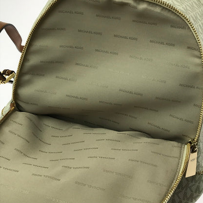 【中古品】【レディース】 Michael Kors マイケルコース SIGNATURE BACKPACK 30S7GEZB1B シグネチャー バックパック リュック カバン 188-260325-na-06-tag カラー：ホワイト 万代Net店