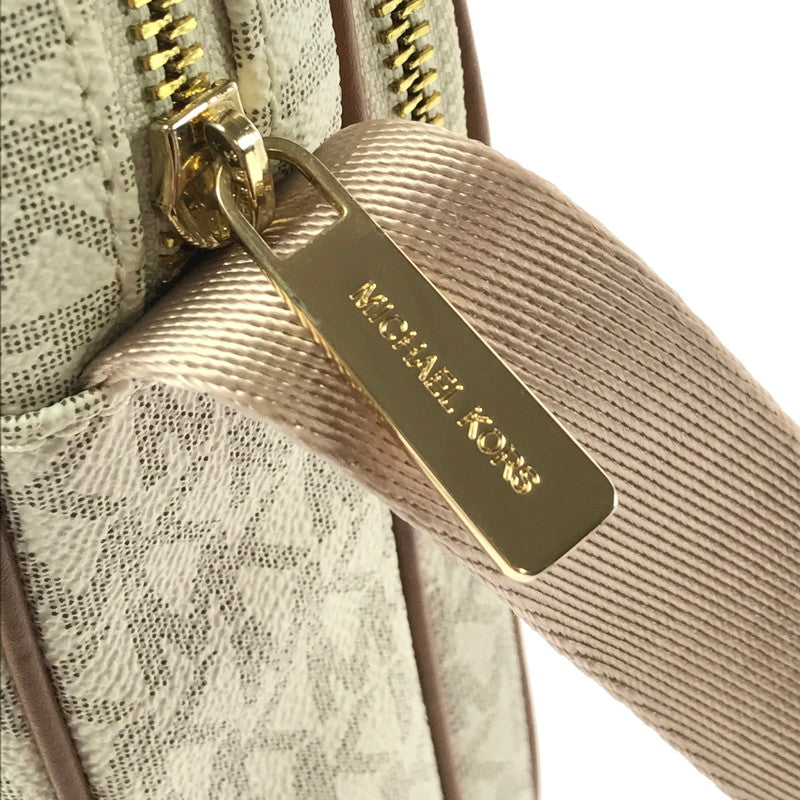 【中古品】【レディース】 Michael Kors マイケルコース SIGNATURE SHOULDER BAG 35H9GTVC1B シグネチャー ショルダーバッグ カバン 188-260325-na-05-tag カラー：ホワイト 万代Net店