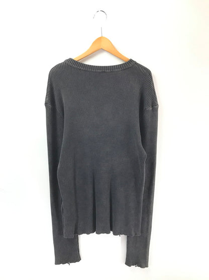 【中古品】【メンズ】 DIESEL ディーゼル PLATE LOGO KNIT K-DARIN-D A17512 0AKBQ Dプレートロゴ ニット 141-260221-rt-13-tag サイズ：XL カラー：ブラック 万代Net店