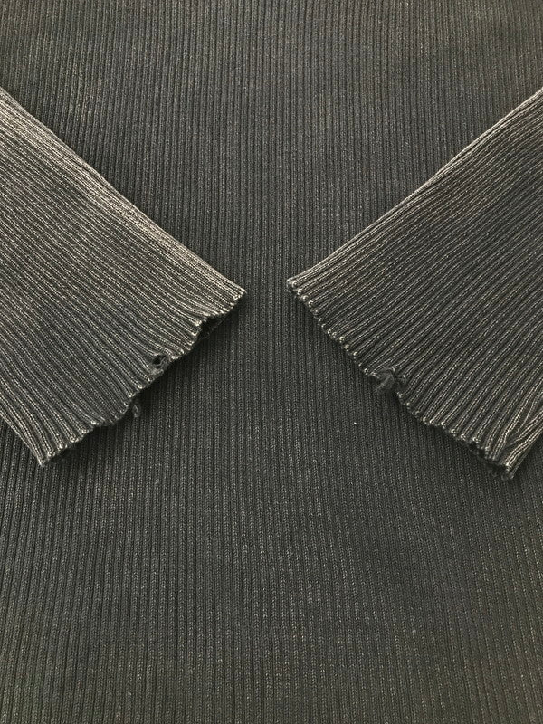 【中古品】【メンズ】 DIESEL ディーゼル PLATE LOGO KNIT K-DARIN-D A17512 0AKBQ Dプレートロゴ ニット 141-260221-rt-13-tag サイズ：XL カラー：ブラック 万代Net店