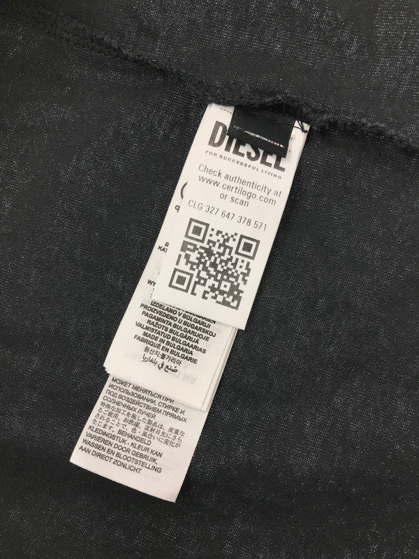 【中古品】【メンズ】 DIESEL ディーゼル NOSLEEVE TANKTOP A19632 0CHBI D-BRICO-NEW ノースリーブ タンクトップ 141-260221-rt-11-tag サイズ：XL カラー：ブラック 万代Net店