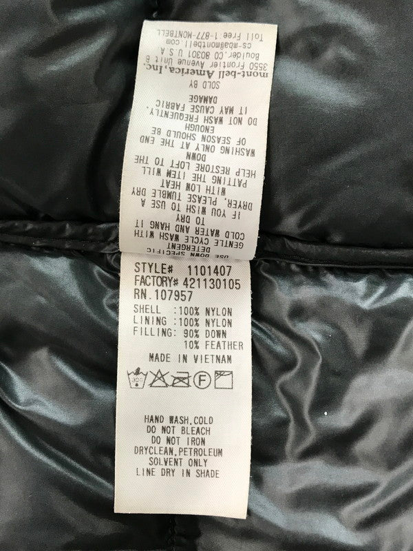 【中古品】【メンズ】 mont-bell モンベル ALPINE DOWN JACKET 1101407 アルパイン ダウン ジャケット アウター 144-260225-rt-03-tag サイズ：Xl カラー：ブラック 万代Net店