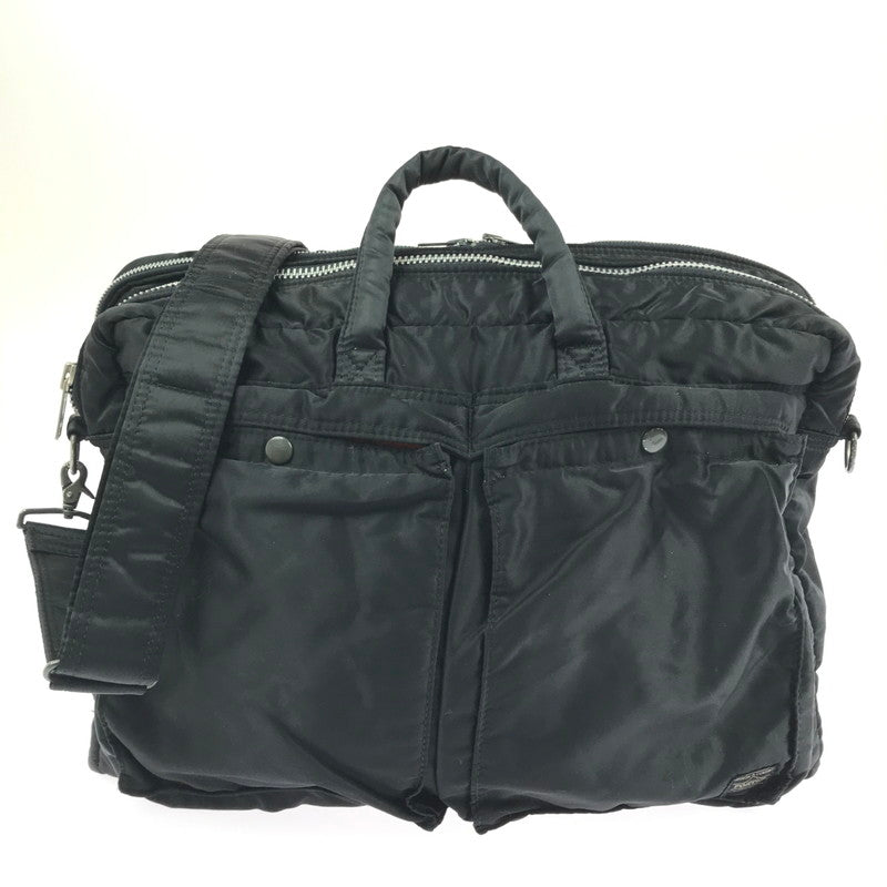 【現状渡し品】【メンズ】 PORTER ポーター TANKER タンカー 2WAY BRIEFCASE ブリーフケース ビジネスバッグ カバン 188-260428-na-06-tagh カラー：ブラック 万代Net店