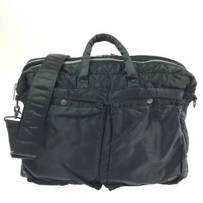 【現状渡し品】【メンズ】 PORTER ポーター TANKER タンカー 2WAY BRIEFCASE ブリーフケース ビジネスバッグ カバン 188-260428-na-06-tagh カラー：ブラック 万代Net店