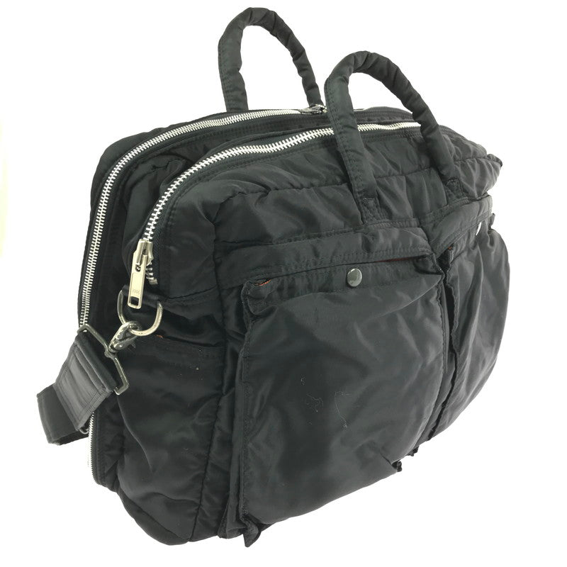 【現状渡し品】【メンズ】 PORTER ポーター TANKER タンカー 2WAY BRIEFCASE ブリーフケース ビジネスバッグ カバン 188-260428-na-06-tagh カラー：ブラック 万代Net店