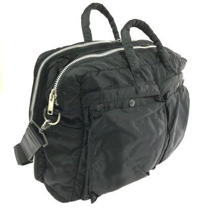 【現状渡し品】【メンズ】 PORTER ポーター TANKER タンカー 2WAY BRIEFCASE ブリーフケース ビジネスバッグ カバン 188-260428-na-06-tagh カラー：ブラック 万代Net店