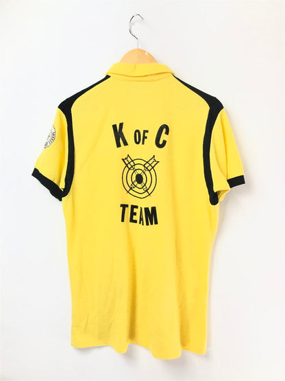 【中古品】【メンズ】 HILTON ヒルトン 推定70's K OF C BOWLING SHIRT 推定70年代 ボウリングシャツ 開襟シャツ トップス ヴィンテージ 146-260510-rt-18-tag サイズ：L カラー：イエロー 万代Net店