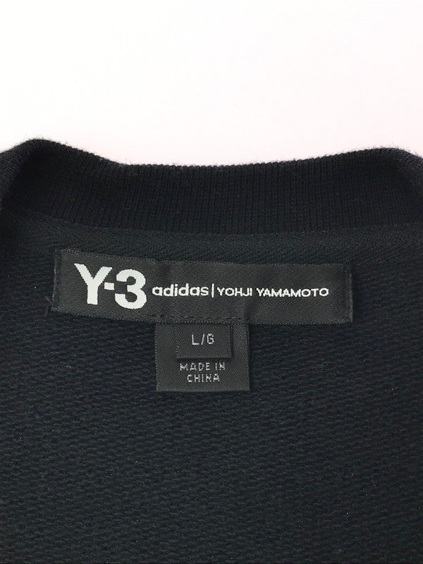 【中古品】【メンズ】 Y-3 ワイスリー CRAFT CREW SWEATSHIRT GD5060 クラフト クルー スウェットシャツ 爆走黒鴉 トレーナー 140-260221-na-02-tag サイズ：L カラー：ブラック 万代Net店