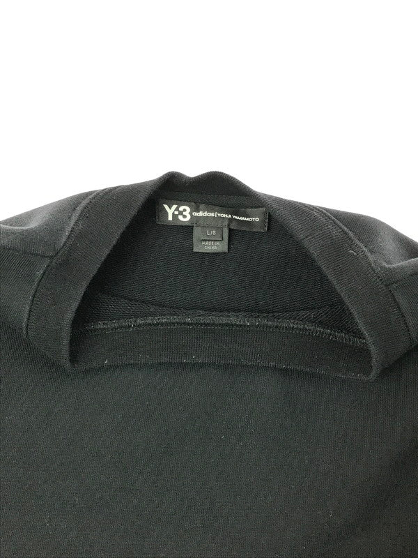 【中古品】【メンズ】 Y-3 ワイスリー CRAFT CREW SWEATSHIRT GD5060 クラフト クルー スウェットシャツ 爆走黒鴉 トレーナー 140-260221-na-02-tag サイズ：L カラー：ブラック 万代Net店