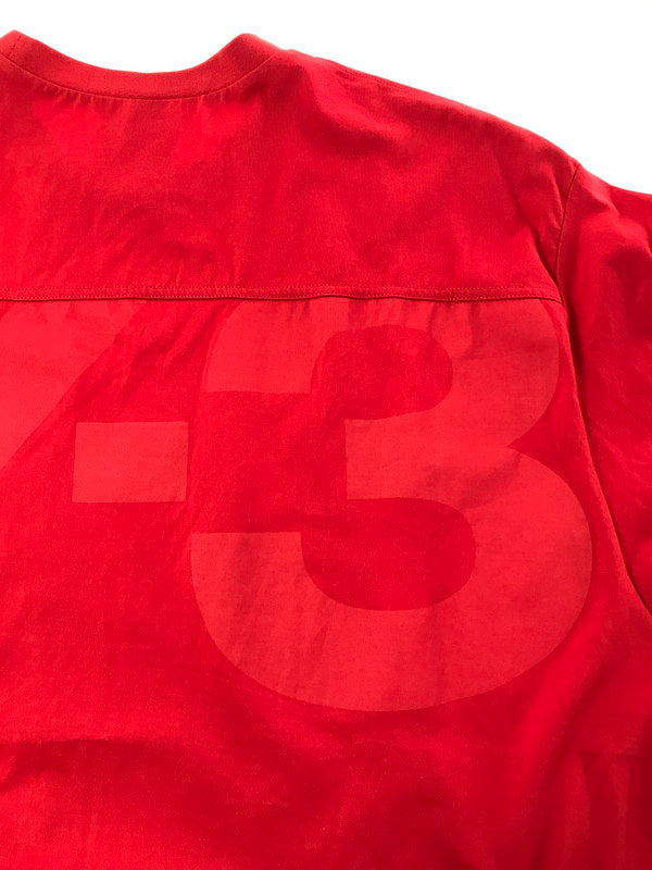 【中古品】【メンズ】 Y-3 ワイスリー M CL PPR JERSEY SS T GV4187 ショートスリーブ Tシャツ 半袖Tシャツ トップス 140-260522-rt-13-tagh サイズ：XL カラー：レッド 万代Net店