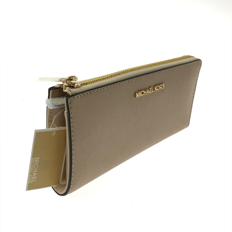 【中古美品】【レディース】 Michael Kors マイケルコース L字ファスナー ロングウォレット 35T6GTVE3L 長財布 200-260331-na-06-tag カラー：ベージュ系 万代Net店