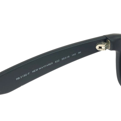 【中古品】【メンズ】 Ray-Ban レイバン NEW WAYFARER SUNGLASSES RB2132-F ニュー ウェイファーラー サングラス アイウェア アクセサリー 203-260301-na-02-tag サイズ：55□18 140 カラー：ブラック 万代Net店
