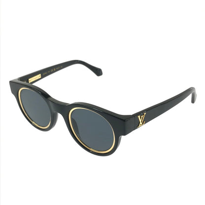 【中古品】【メンズ】 LOUIS VUITTON ルイ・ヴィトン LV レガシー ラウンド Z2506U サングラス アイウェア アクセサリー 179-260316-na-07-tag サイズ：45□24 145 カラー：ブラック 万代Net店