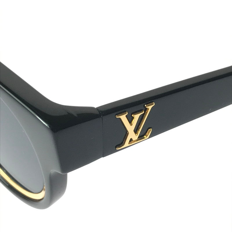 【中古品】【メンズ】 LOUIS VUITTON ルイ・ヴィトン LV レガシー ラウンド Z2506U サングラス アイウェア アクセサリー 179-260316-na-07-tag サイズ：45□24 145 カラー：ブラック 万代Net店