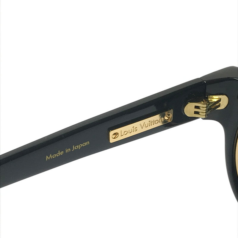【中古品】【メンズ】 LOUIS VUITTON ルイ・ヴィトン LV レガシー ラウンド Z2506U サングラス アイウェア アクセサリー 179-260316-na-07-tag サイズ：45□24 145 カラー：ブラック 万代Net店